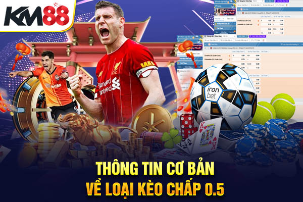 Thông tin cơ bản về loại kèo chấp 0.5